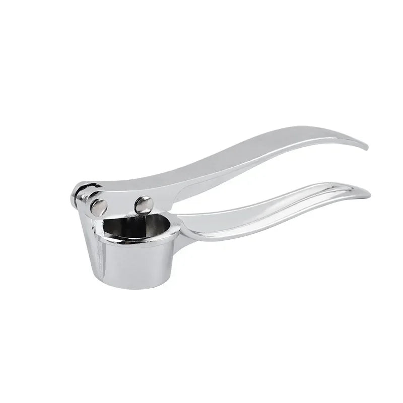 Kitchen Garlic Crusher - Stainless Steel Squeezer & Grinder