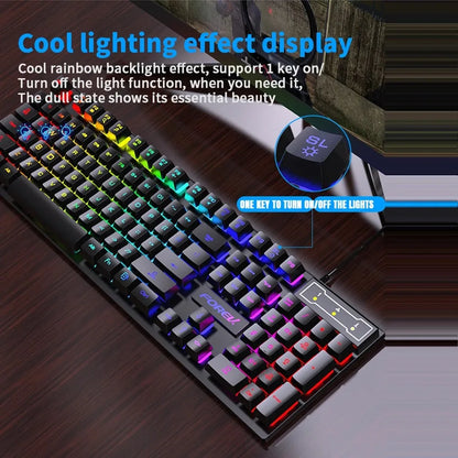 RGB Mechanical Keyboard - Wired Gaming Grade