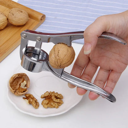 Kitchen Garlic Crusher - Stainless Steel Squeezer & Grinder