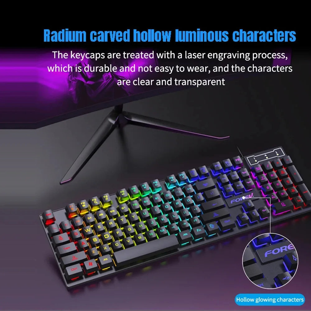 RGB Mechanical Keyboard - Wired Gaming Grade