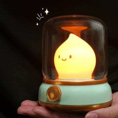 Cute LED Night Lamp - Mini USB Rechargeable Table Lamp