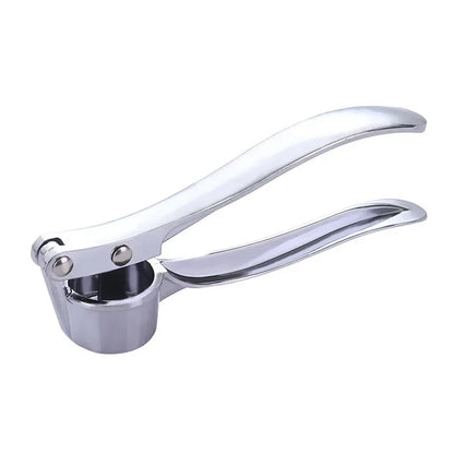 Kitchen Garlic Crusher - Stainless Steel Squeezer & Grinder